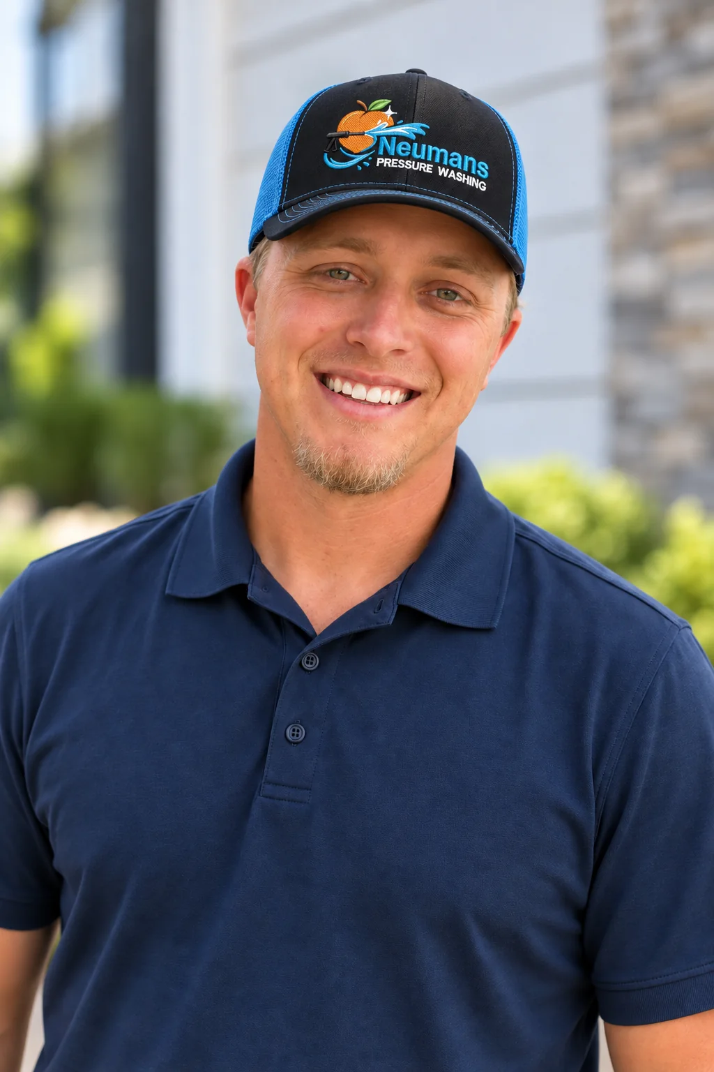 Chris Neuman, owner of Neuman’s Pressure Washing