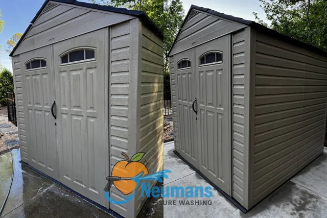 Outdoor structures project by Neumans Pressure Washing
